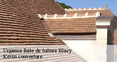 Comment prévenir les chutes d'éléments de la toiture lors des urgences de fuites de toit à Blacy?