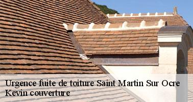 Comment prévenir les chutes d'éléments de la toiture lors des urgences de fuites de toit à Saint Martin Sur Ocre?