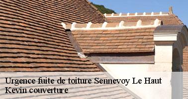 Comment prévenir les chutes d'éléments de la toiture lors des urgences de fuites de toit à Sennevoy Le Haut?