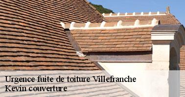 Comment prévenir les chutes d'éléments de la toiture lors des urgences de fuites de toit à Villefranche?