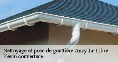 Kevin couverture : Pour la prise en main de l’entretien de vos gouttières à Ancy Le Libre