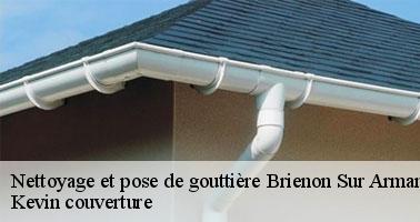 L'usage d'un tuyau pour le nettoyage des gouttières à Brienon Sur Armancon