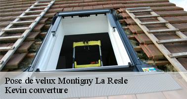 La luminosité accrue par l'installation des fenêtres de toit à Montigny La Resle