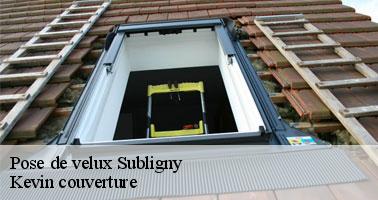 La luminosité accrue par l'installation des fenêtres de toit à Subligny
