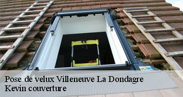 Qui peut effectuer les travaux de mise en place des fenêtres de toit à Villeneuve La Dondagre?
